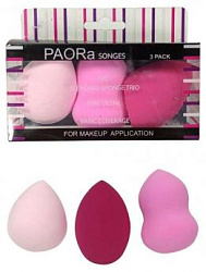 Набор из 3 спонжей PAORA (случайный цвет и форма)