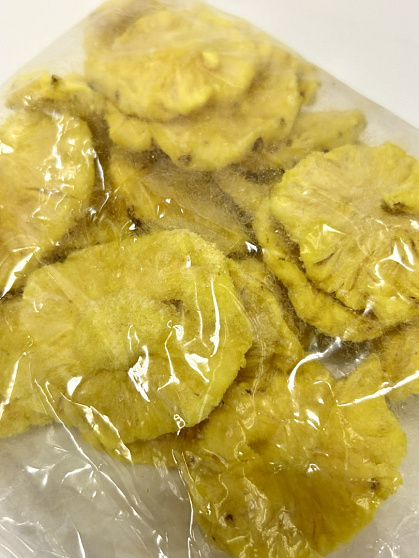 Ананас кольцо сушеный Kuiburi, 500 г, фрукты, сладости, снеки