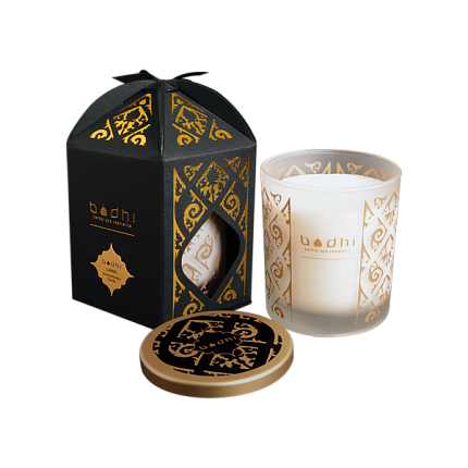 Аромасвеча "Корица-ваниль" BODHI, 190 г, ароматы для дома