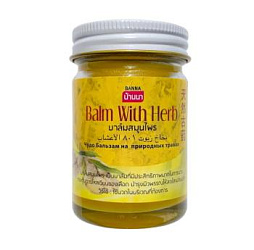 Бальзам с травами желтый Banna, 50 г