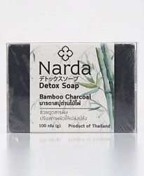 Мыло с бамбуковым углем Narda, 100 г