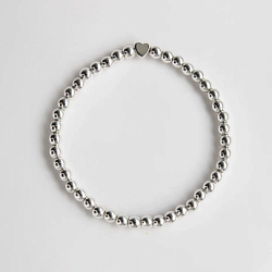 Браслет из гематита (диаметр бусин ~4 мм)